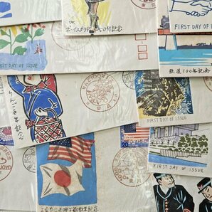 【2024/04/11②】 整理品 初日カバー 海外切手 消印 記念切手 ハガキ まとめ約114枚セットの画像8