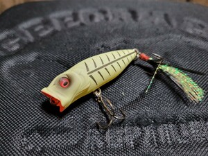 ★Megabass★BABY POPX メガバス ベビーポップX GLOW BONE(SP-C) 開封済未使用品 Length 50mm Weight 3/16oz ポッパー トップウォーター