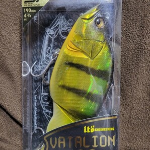 ★Megabass★VATALION 190(SF) メガバス バタリオン 190 SLOW FLOATING GG PERCH 新品 パッケージ傷少有 Length 190mm Weight 4.3/4oz の画像1