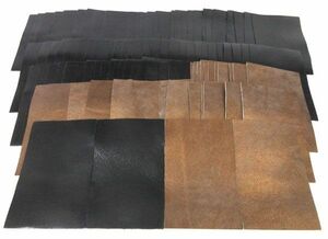 送料300円(税込)■rg416■カットレザー(10×15cm) 2種 130点【シンオク】