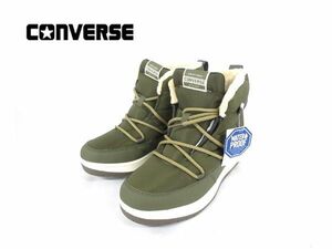  postage 300 jpy ( tax included )#we673# lady's Converse snow boots 23.5cm olive 9350 jpy corresponding [sin ok ]
