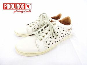  postage 300 jpy ( tax included )#jt337# lady's pico linos sneakers 39( approximately 24.5cm) white 25300 jpy corresponding [sin ok ]