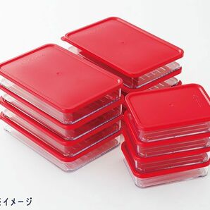 送料300円(税込)■qk005■ビバライズ ビバ フラットフラット 密閉保存容器 12個セット 12760円相当【シンオク】の画像7