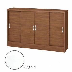 ■ce220■(2/140・170)カウンター下 引戸収納庫(W120×H70cm) ホワイト【シンオクG】