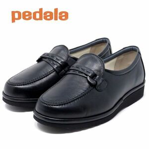  postage 300 jpy ( tax included )#we741# lady's Asics pedala slip-on shoes 24cm black 23100 jpy corresponding [sin ok ]