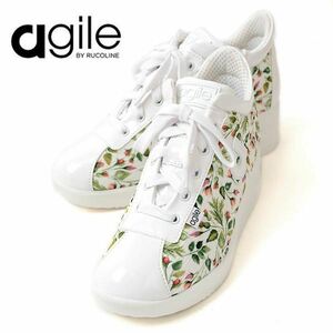  postage 300 jpy ( tax included )#jt378# lady's a- gilet ba il ko line floral print sneakers 23cm 35200 jpy corresponding [sin ok ]