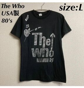 【USA製 / 80's】 The Who　Tシャツ（ ザ・フー ）バンT　バンド　UKロック　ヴィンテージ　シングルステッチ　