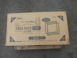 * free shipping * unopened. not yet constructed *GEX* aqua Lux chi-ru*[600BK]* black * width 60× depth 30cm aquarium for * construction type * top and bottom 2 step installation * outer box . storage pain equipped 