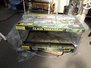 *** free shipping *** unused *GEX*ekizo tera * glass terrarium *[9045]*PT2613* reptiles. both . kind breeding optimum . glass made terrarium cage 