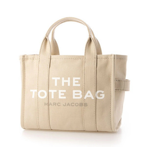 Z1052 MARC JACOBS マークジェイコブス キャンパス トート バッグ きなり ハンド THE TOTE BAG ロゴ プリント A4対応 スマホや長財布も◎