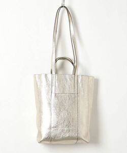 Z1054 GIANNI CHIARINI ジャンニ キアリーニ トート バッグ SUPERLIGHT TALL TOTE シルバー ダブルハンドル 手持ち 肩掛け カバン BAG