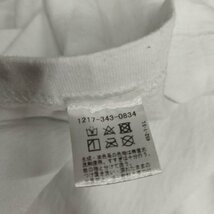 Z868 SHQ UNITED ARROWS ユナイテッドアローズ 半袖 Tシャツ M ホワイト メキシコ製 SECRET HQ フロント ワンポイント バック プリント_画像8