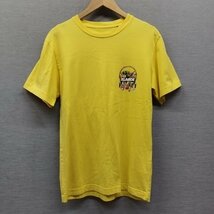 Z956 X-LARGE エクストララージ グラフィック プリント Tシャツ 半袖 イエロー 果物 フルーツ ロゴ ストリート 古着 メンズ サイズ S_画像1