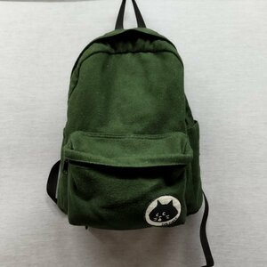 D218 N-net Ne-Net ..- рюкзак рюкзак зеленый Day Pack кошка Logo зеленый casual мужской женский б/у одежда 