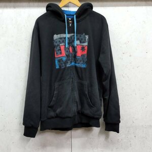 D245 DC Shoes ディーシー シューズ ジップアップ パーカー 裏ボア フーディー スケートボード スポーツ メンズ ブラック サイズ M