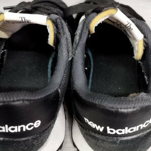 Z1194 New Balance ニューバランス スニーカー 25.5cm ブラック MS237CC ビッグ N ロゴ スエード メッシュ コンビ ランニング シューズの画像8