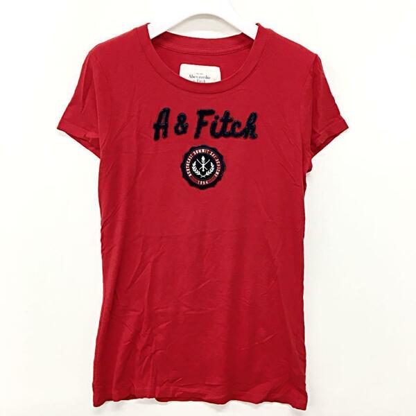 Abercrombie&Fitch アバクロンビーアンドフィッチ コットンTシャツ レッド