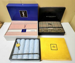 未使用品 BURBERRY イヴ・サンローラン FENDI タオルケット マフラー タオルセット ギフト