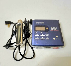 SONY ソニー MZ-R55 ポータブルMDレコーダー MD 当時もの WALKMAN ウォークマン ジャンク　