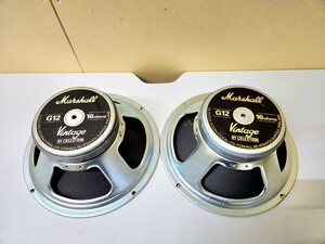 Marshall マーシャル G12 VINTAGE 16Ω by CELESTION スピーカー 2セット ジャンク