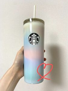 海外　スターバックス　ステンレス　タンブラー　さくら　ピンク　保冷保温　 STARBUCKS 水筒　 スタバ　 ボトル