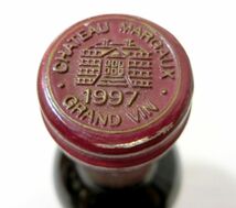 1000円スタート 酒 CHATEAU MARGAUX PREMIER GRAND CRU CLASSE 1997 750ml 12.5％ シャトー マルゴー 果実酒 未開栓 WHO 酒E534_画像4