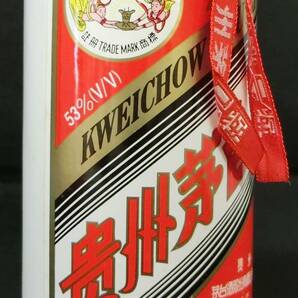 1000円スタート 酒 貴州茅台酒 KWEICHOW MOUTAI 天女ラベル 2005年 500ml 53％ 約939.5g マオタイ 中国酒 未開栓 箱/ミニグラス付 3 酒E516の画像10