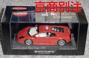 京商別注 1/43 ランボルギーニ ムルシエラゴ レッド LP640 2004 Lamborghini Murcilago Murcielago