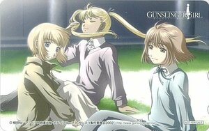 甲南☆GUNSLINGER GIRL☆ガンスリンガーガール☆相田裕☆ガンスリ製作委員会2002☆テレホンカード 未使用 50度数【管理4095】