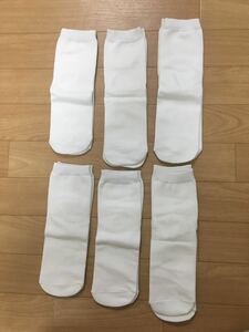 K-LORRA женский носки 6 пар комплект 22~25cm белый 