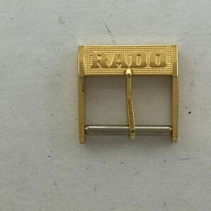 ラドー RADO 腕時計用 尾錠 アンティーク メンズ ゴールドカラー パーツ 14ミリ の画像3