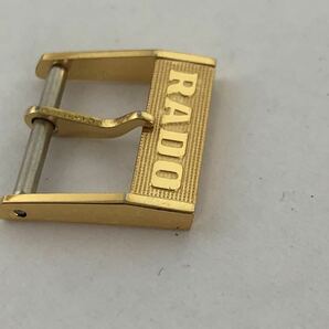 ラドー RADO 腕時計用 尾錠 アンティーク メンズ ゴールドカラー パーツ 14ミリ の画像2