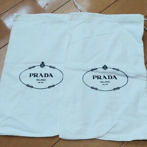 PRADA。プラダ★新品未使用★シューズバッグ。ナイロンバッグ★巾着袋。ポーチの画像2