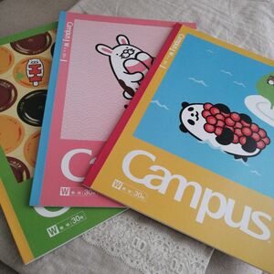 スシロー　だっこずし　Campus　自由帳　ノート　シール付き