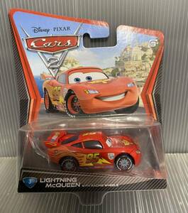 カーズ マテル MATTEL LIGHTNING MCQUEEN WITH RACING WHEELS 2011PCパッケージ　ライトニング　マックィーン　ミニカー