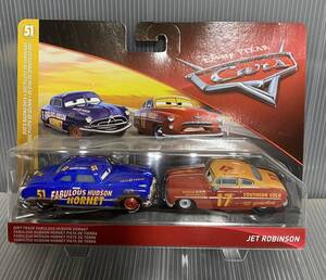 カーズ マテル MATTEL DIRT TRACK FABULOUS HUDSON HORNET & JET ROBINSON ファビュラス ハドソン　ジェット ロビンソン　ミニカー