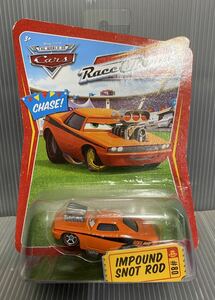 カーズ マテル MATTEL IMPOUND SNOD ROD CHACE PACKAGE スノットロッド　暴走車　インパウンド　暴走族　ミニカー