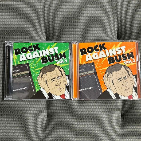 【2枚セットDVD付き】Rock Against Bush Vol.1 & 2