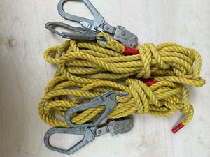 No.6 parent . rope .. vessel approximately 10m 2 pcs set used free shipping 