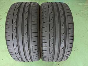 中古 2本 バリ溝 残溝約6mm ランフラットタイヤ 255/40R18 95Y RFT ブリヂストン ポテンザ S001 安心のBMW承認 宅急便着払い発送