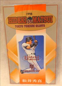 【送料無料】松井秀喜氏　未使用　テレホンカード