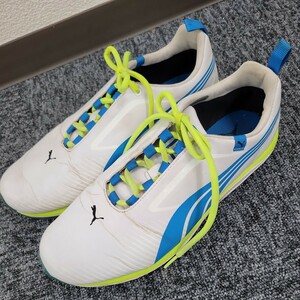 123229。PUMA プーマ FaasGOLF メンズ 26.5センチ ゴルフシューズ 186742 04 ホワイト