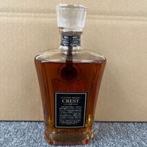 73. ★未開栓★ SUNTORY CREST サントリー クレスト 12年 WHISKY ウイスキー 700ml 43% 古酒 _画像6