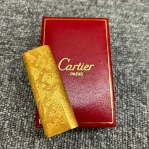35. Cartier カルティエ ガスライター ゴールド 喫煙具 箱つき 着火未確認
