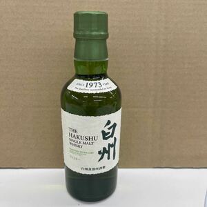 135. ★未開栓★ サントリー SUNTORY 白州 1973 43% 180ml ベビーボトル ミニボトル ジャパニーズ ウイスキー シングルモルト 