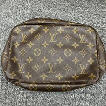 630.◎1円スタート◎LOUIS VUITTON ルイヴィトン モノグラム トゥルーストワレット23 M47524 ブラウン ポーチ クラッチ メンズ レディース_画像1