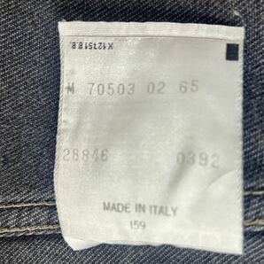 イタリア製 リーバイス levi's 90年代 トラッカージャケット 黒 ブラックデニム Gジャン / 501 66 赤耳 505 517 80の画像8