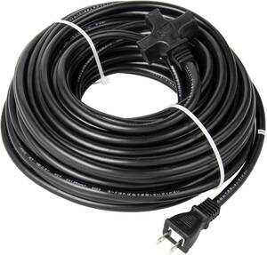  black 20m NICOH( Nico -) soft extender 15A 20m code 3 mouth total 1500W till black NCT-1