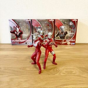 中古 S.H.Figuarts ウルトラマンレオ、アストラ セット ／ おまけ 中古 S.H.Figuarts ウルトラマンタロウ