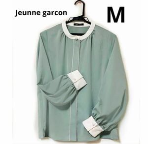 Jeunne garcon バンドカラー ブラウス Mサイズ